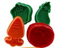 3 - 3D Cookie Cutters Cookie Stamp Cake Decoration Mould Baby Set