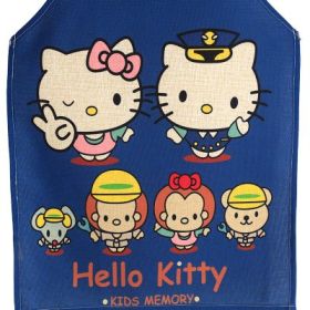 12,  Adult - Cartoon anime cute cat cotton and linen kitchen bathroom anti-fouling and oil-proof parent-child apron gown