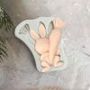 B - 3D Rabbit Easter Bunny Silicone Cake Molds Fondant Resin Molds Cake Tools Pastry Kitchen Baking Accessories