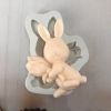 A - 3D Rabbit Easter Bunny Silicone Cake Molds Fondant Resin Molds Cake Tools Pastry Kitchen Baking Accessories