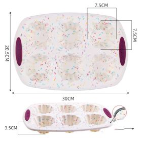 style: G - Amazon Platinum Silicone Toast Mold Six Hole Cake