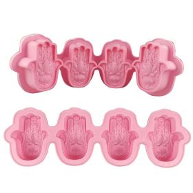 Color: Green - Handmade Soap Mold Bergamot Flower Cake Mold Candle Mold