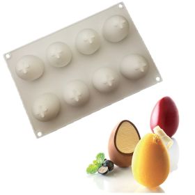 style: A - Flat Round Mousse Cake Silicone Mold French Dessert Inner Filling Mold