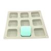 Nine Hole Square Silicone Soap Baking Cake Mold