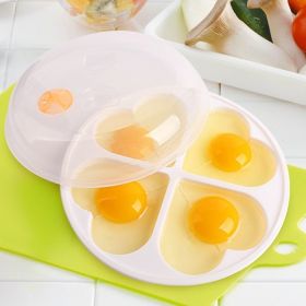 Heart-shaped Microwave Oven Steamer Egg Steamer Mould