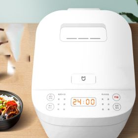 Color: White, Capacity size: 3L - Mini Home Smart Multi-functionMillet Rice Cooker