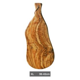 Color: Brown, Size: XL - Handmade Olive Wood Cutting Fruit Cutting Board