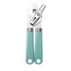 Green,  Tin opener - Plastic And Handle Stainless Steel Kitchen Gadget Set PIZZA Cutter, Cheese, Melon, Ice Cream Spoon 9-piece Set