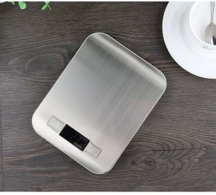 Silver USB - Stainless steel electronic kitchen scale