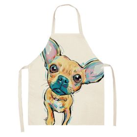 010, Size: 47x38cm - Dacron apron of dog animal series