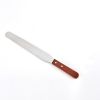 Straight, Model: 10 inches - High Temperature Cake Spatula Stainless Teel Scraper Cream Baking Tool