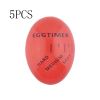 quantity: 5PC - Egg Timer Perfect Color Changing Timer Yummy Soft Hard Boiled Eggs Cooking Kitchen Eco-Friendly Resin Egg Red Timer Tools