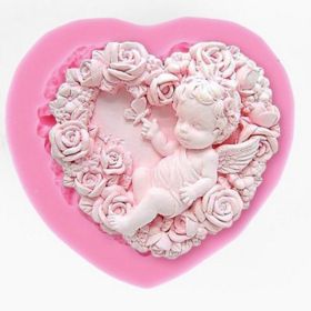 Angel Rose Silicone Soap Handmade Soap Mold