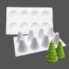 8 even Christmas baking cake silicone mold