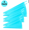 6pcs Blue, Size: Set - Reusable Confectioner Piping Cream Pastry Bag