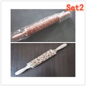 Set 2 - roller printed cookie dough stick