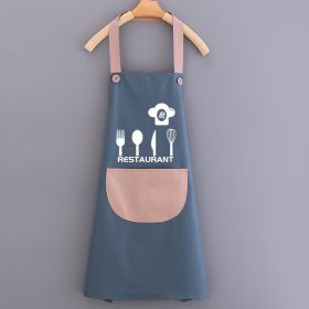 Blue1 - Waterproof fashion apron