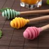 Green yellow pink - Spot Manufacturers Direct Food Grade Silica Gel Honey Stir Bar Silica Gel Bee Stir Bar Food And Beverage Stir Bar