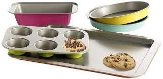 Gibson Home Color Splash Lyneham 5 pc Carbon Steel Bakeware Set