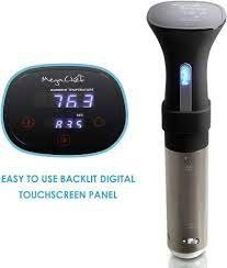 MegaChef Immersion Circulation Precision Sous-Vide Cooker With Digital Touchscreen Display