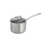 Tri-Ply Clad 2 Qt Covered Stainless Steel Sauce Pan