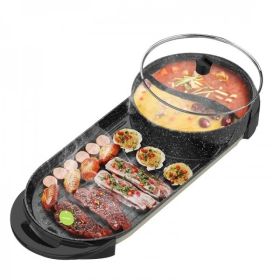 LIVEN Electric Grill with Hot Pot;  No soot;  Increase the baking tray;  SK-J6860