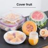 Multi-Functional 6-Piece Set Fresh-Keeping Cover Stretch Fruit Fresh-Keeping Film Multi-Purpose Microwave Bowl Cover Silicone Fr