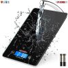 Kitchen Scale Digital Food Scales Bascula Electronic Cooking Scale Weight Touch Screen Glass Top Diet 5kg/11Lbs Accuracy 5 Core K 43