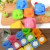 6PCS Cartoon Cute Boil Egg Mold/ Fish Car Heart Shape Egg Sushi Rice Mold Mould/ Decorating Fondant Cake Tool