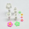 4Pcs/Set Plum Blossom Flower Plunger Fondant Cutter Sugar Craft Cake Decorating Tools DIY Cookie Stamper Baking Accessories