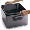 5Qt Dual Basket Pro Immersion Element Black Deep Fryer 05489