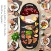 LIVEN Electric Grill with Hot Pot;  No soot;  Increase the baking tray;  SK-J6860