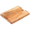 Chopping Board 15.7"x11.8"x1.6" Solid Acacia Wood