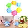 6PCS Cartoon Cute Boil Egg Mold/ Fish Car Heart Shape Egg Sushi Rice Mold Mould/ Decorating Fondant Cake Tool