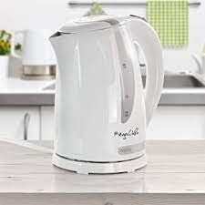 MegaChef 1.7Lt. Plastic Electric Tea Kettle- White