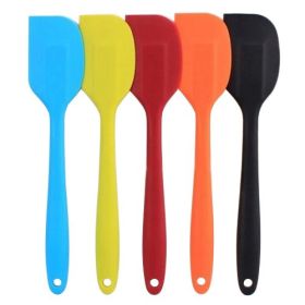 Cake Cream Butter Spatula Mixing Batter Scraper Brush Silicone Baking Tool