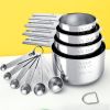 1 Set Stainless Steel Measuring Cups & Spoons Set