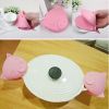 1Pc Cute Pig Heat Resistant Silicone Anti-Slip Oven Glove Mitt Cake Baking Tool