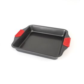 Square Baking Pan with Silicone Handles for Oven