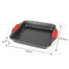 Square Baking Pan with Silicone Handles for Oven