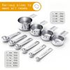 1 Set Stainless Steel Measuring Cups & Spoons Set