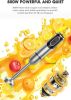 KOIOS 800W Immersion Hand Blender;  Multifunctional 5-in-1 Low Noise Stick Mixer;  9-Speed;  Stainless Steel;  Titanium Plated;  600ml Mixing Beaker;