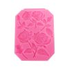 Food Grade Silicone Cake Mold DIY Chocalate Cookies Ice Tray Baking Tool Rose Shape