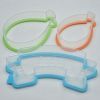 3Pcs/Pack Balloon Happy Birthday Cutter Mold Plastic Biscuit Mould Fondant Cake Decoration Baking Mold 35g