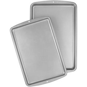 Wilton Recipe Right Non-stick Cookie Sheet Set, 2-Piece