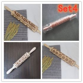 35cm Roller Printed Cookie Dough Stick (Style: Set 4)