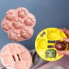 Silicone Cake Molds Cartoon Ice Cream Mold Food Container With Cover For Diy Cake/ice Cream/pudding/chocolate