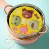 Silicone Cake Molds Cartoon Ice Cream Mold Food Container With Cover For Diy Cake/ice Cream/pudding/chocolate