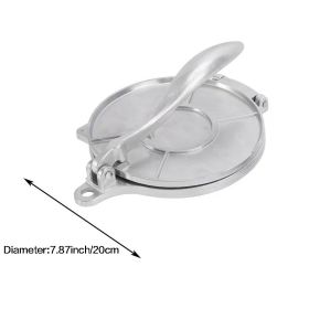 1pc Manual Tortilla Press (size: Silvery 7.87inch)