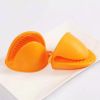 2pcs Microwave Silicone Kitchen Fingertip Oven Mitts